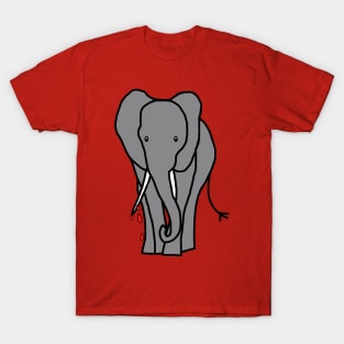 Animals with Sharp Teeth Elephant T-Shirt